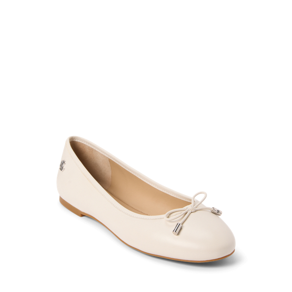 [폴로] Jayna Nappa Leather Flat