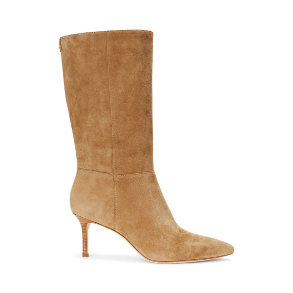 Camel Leannah Suede Boot Lauren 1