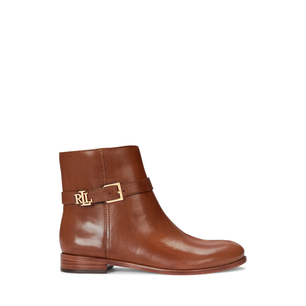 Ralph lauren maribella leather boot on sale