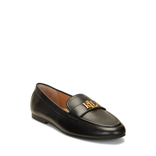 ローファー・オックスフォード LAUREN RALPH LAUREN* AVERI III BURNISHED LEATHER LOAFER Averi III Burnished Leather Loafer