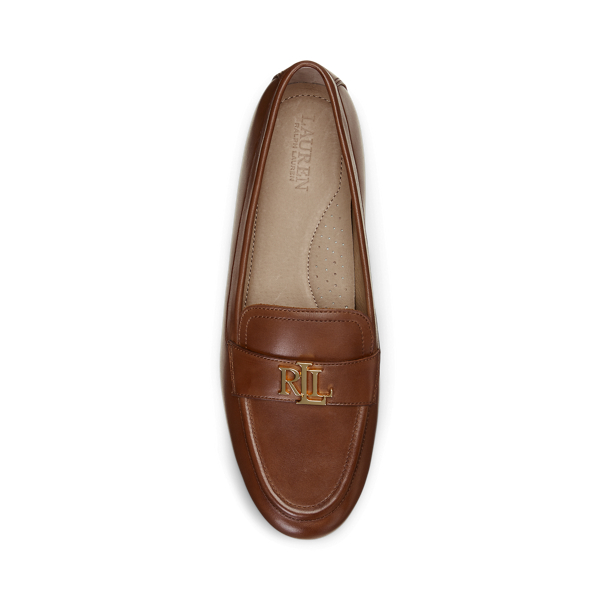 Ralph lauren leather loafers hotsell