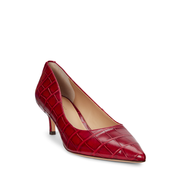 Ralph lauren red pumps online