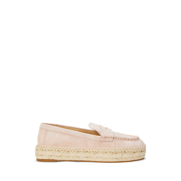 Sunrise Blush Loafer-Espadrille Luize aus Wildleder Lauren 1