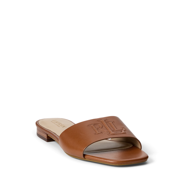 Everley Calfskin Slide Sandal