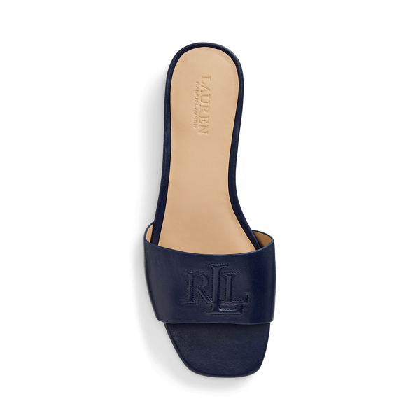 Everley Nappa Leather Slide Sandal