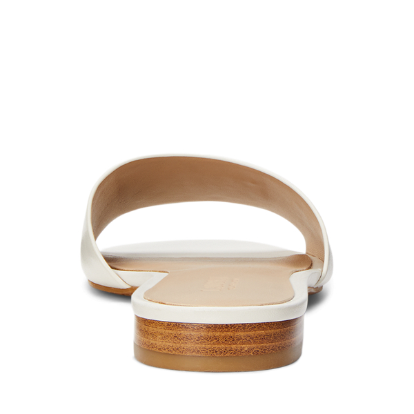 送関込☆RALPH LAUREN EVERLEY LLIC LEATHER SLIDE SANDAL Amazon.com | Lauren Ralph Lauren Women's Everley Calfskin