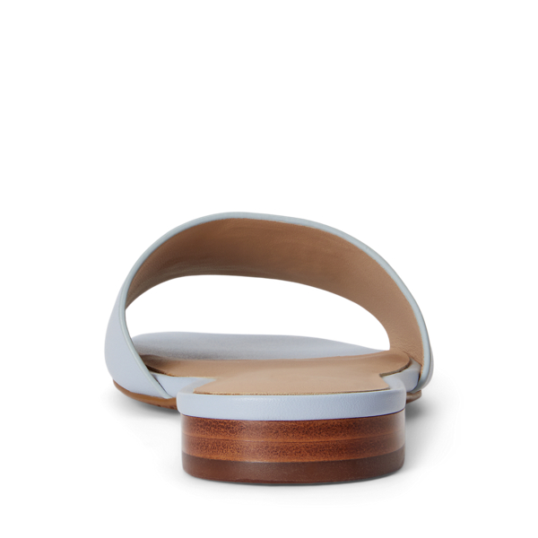 Badesandale Everley aus Nappaleder Lauren in Alpine Blue 3