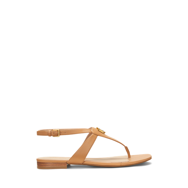 LAUREN RALPH LAUREN ナッパ レザーサンダル Amazon | LAUREN Ralph Lauren レディース グウェン ナッパ