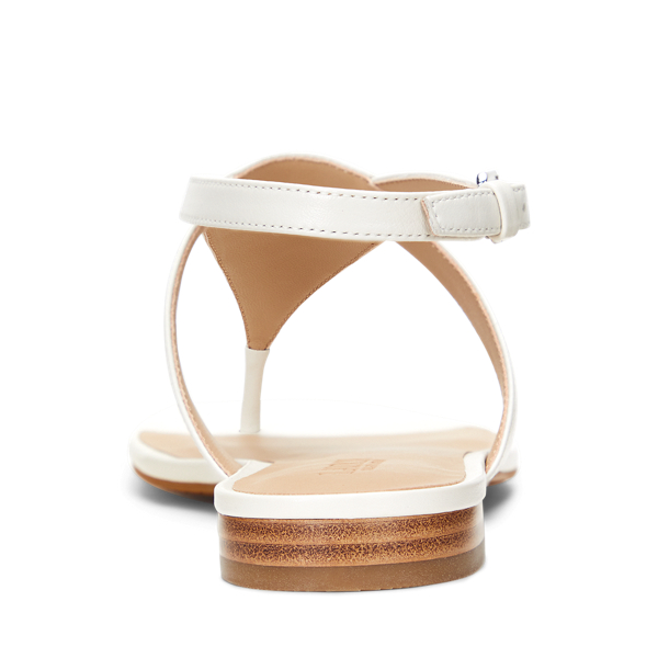 送料関税込☆LAUREN RALPH LAUREN EVERLEY NAPPA LEATHER SANDAL LAUREN RALPH LAUREN Everley Nappa Leather Slide Sandal in
