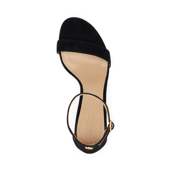 Allie Mid-Heel Suede Sandal for Women | Ralph Lauren® PT