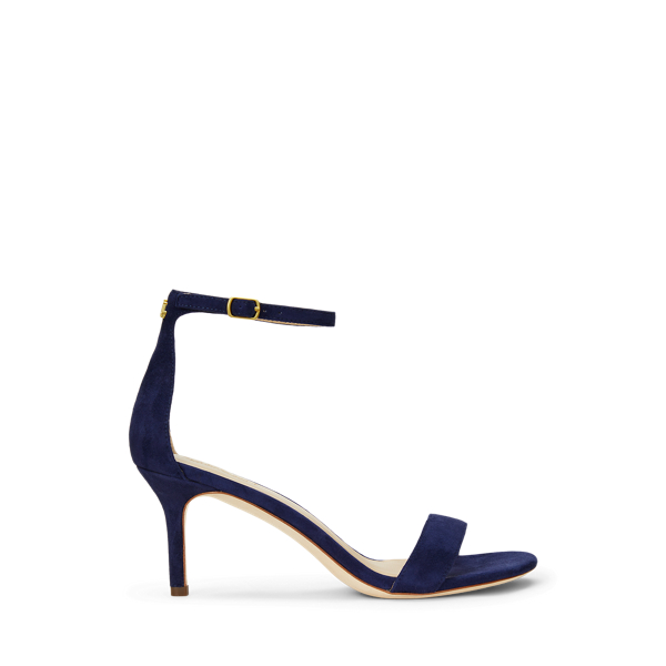 Refined Navy Sandale Allie aus Wildleder Lauren 1