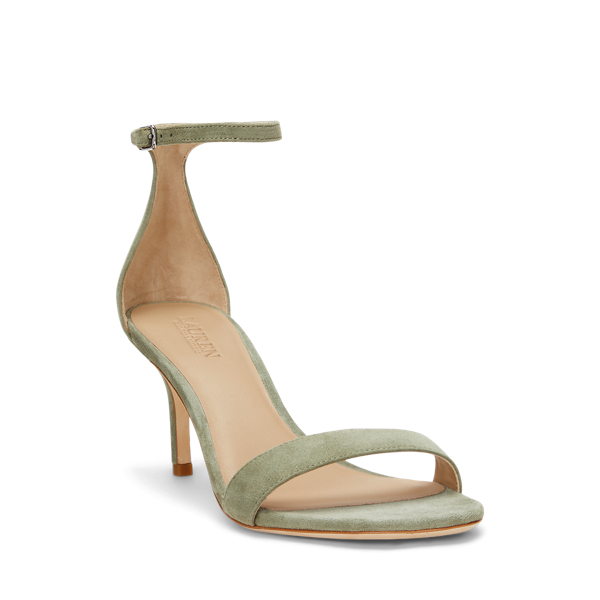 LAUREN RALPH LAUREN* ALLIE MID-HEEL スエードサンダル Allie Mid-Heel Suede Sandal for Women | Ralph Lauren® GY