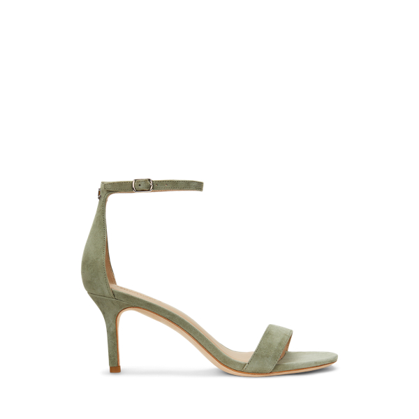 Sage Green Sandale Allie aus Wildleder Lauren 1