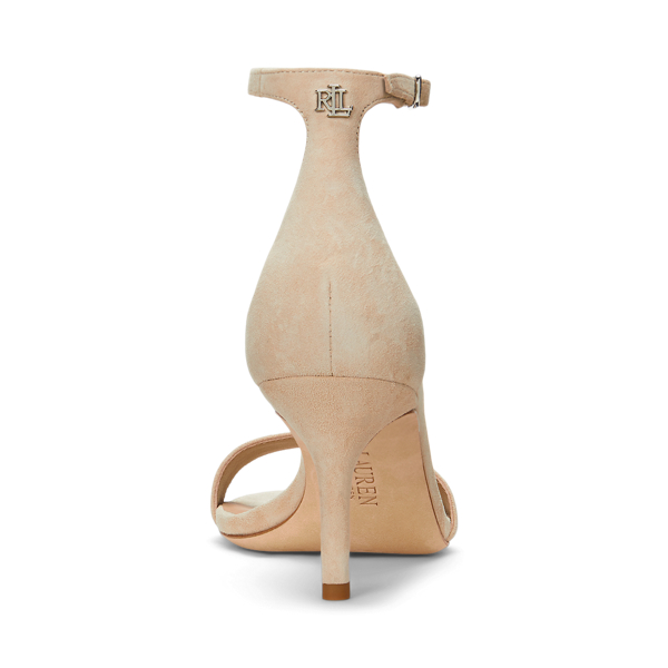 LAUREN RALPH LAUREN* ALLIE MID-HEEL スエードサンダル Allie Mid-Heel Suede Sandal