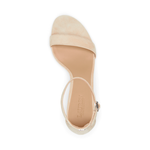 シンプル上品【Ralph Lauren】Allie Mid-Heel スエード サンダル Allie Mid-Heel Suede Sandal for Women | Ralph Lauren® PT