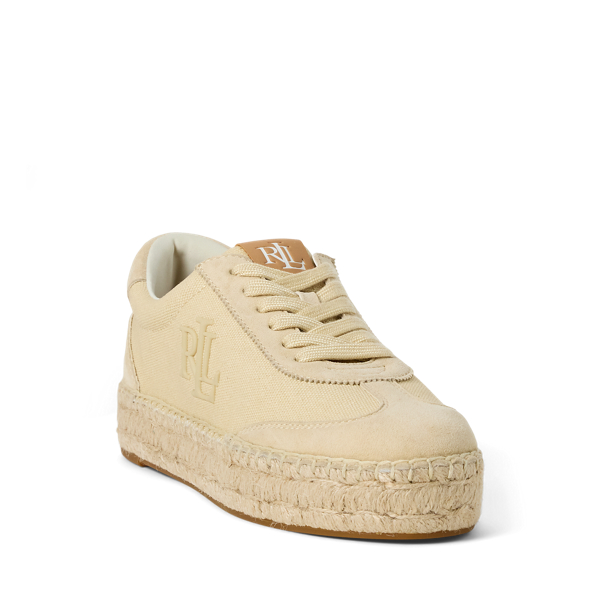 【Ralph Lauren】Luize Canvas Ballet Espadrilleエスパドリーユ Luize Canvas & Suede Espadrille Trainer