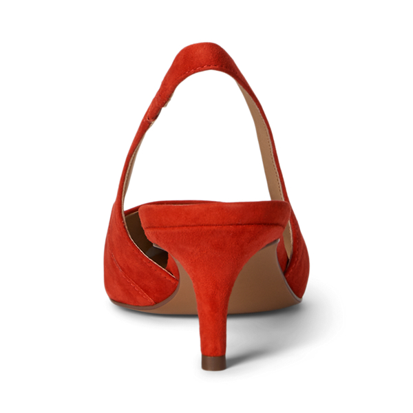 送関込☆LAUREN RALPH LAUREN LOLAH II SUEDE SLINGBACK PUMP Lolah II Suede Slingback Pump