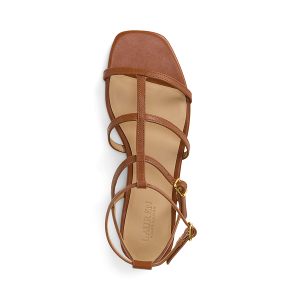 RALPH LAUREN Everley Calfskin Gladiator サンダル Everley Calfskin Gladiator Sandal for Women | Ralph Lauren® GP