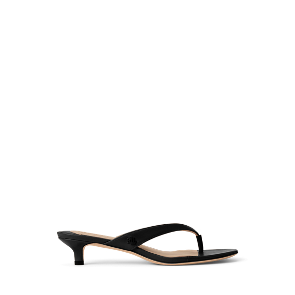 送料関税込み☆LAUREN RALPH LAUREN EVERLEY CALFSKIN SANDAL Everley Calfskin Sandal