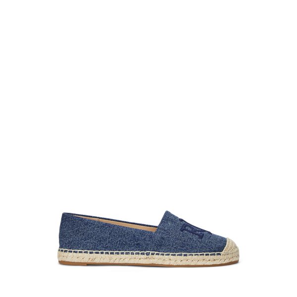 Oxford Blue Espadrille Cameryn aus Denim Lauren 1