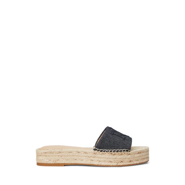 夏映え◎Ralph Lauren ラフィアサンダル Fay Braided Fay Braided Raffia Sandal