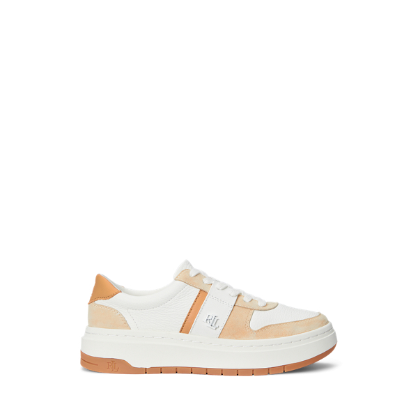 ラルフローレン★Harlie Lace-Up Sneakers Harlie Leather Sneaker