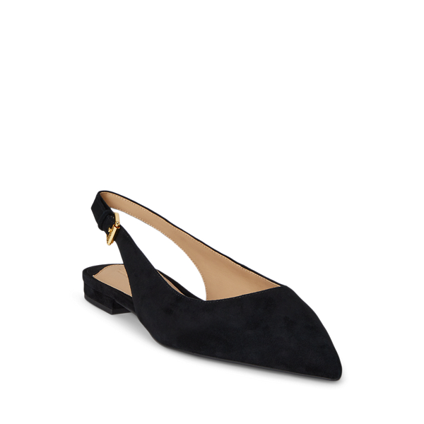 Ralph Lauren★Londyn Suede Slingback Flat Londyn Suede Slingback Flat
