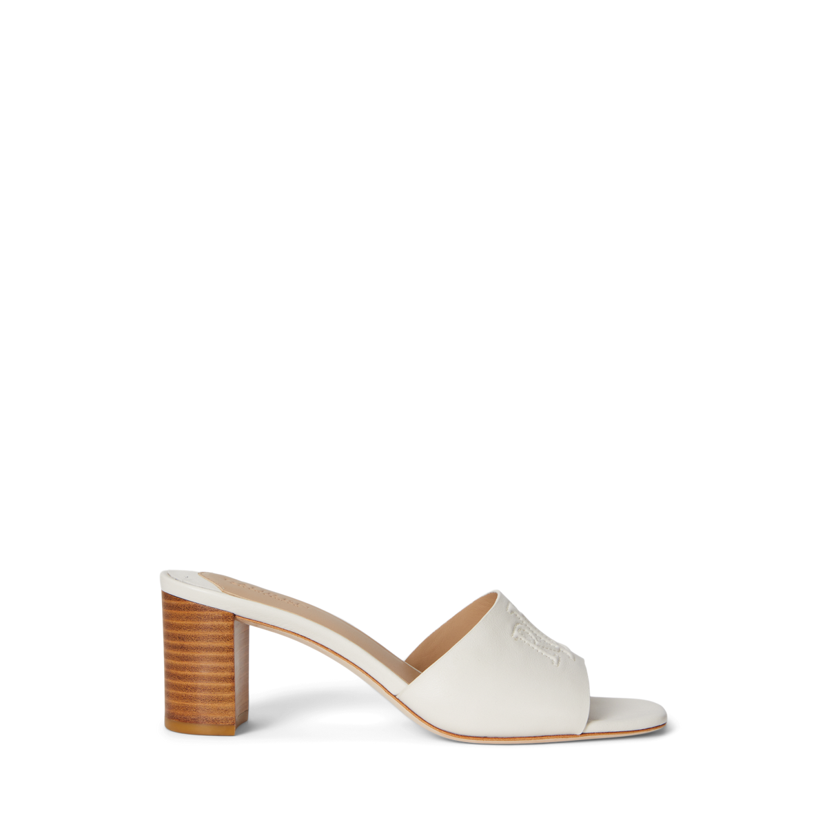 Everley Block-Heel Calfskin Sandal