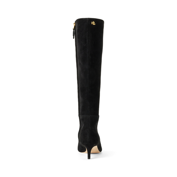 McKay Suede Tall Boot Heel
