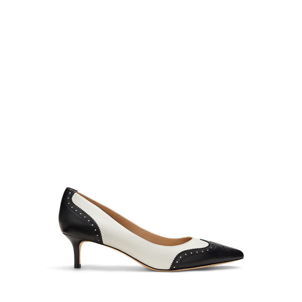 上品【Ralph Lauren】Adrienne Leather Wingtip パンプス Adrienne Leather Wingtip Pump