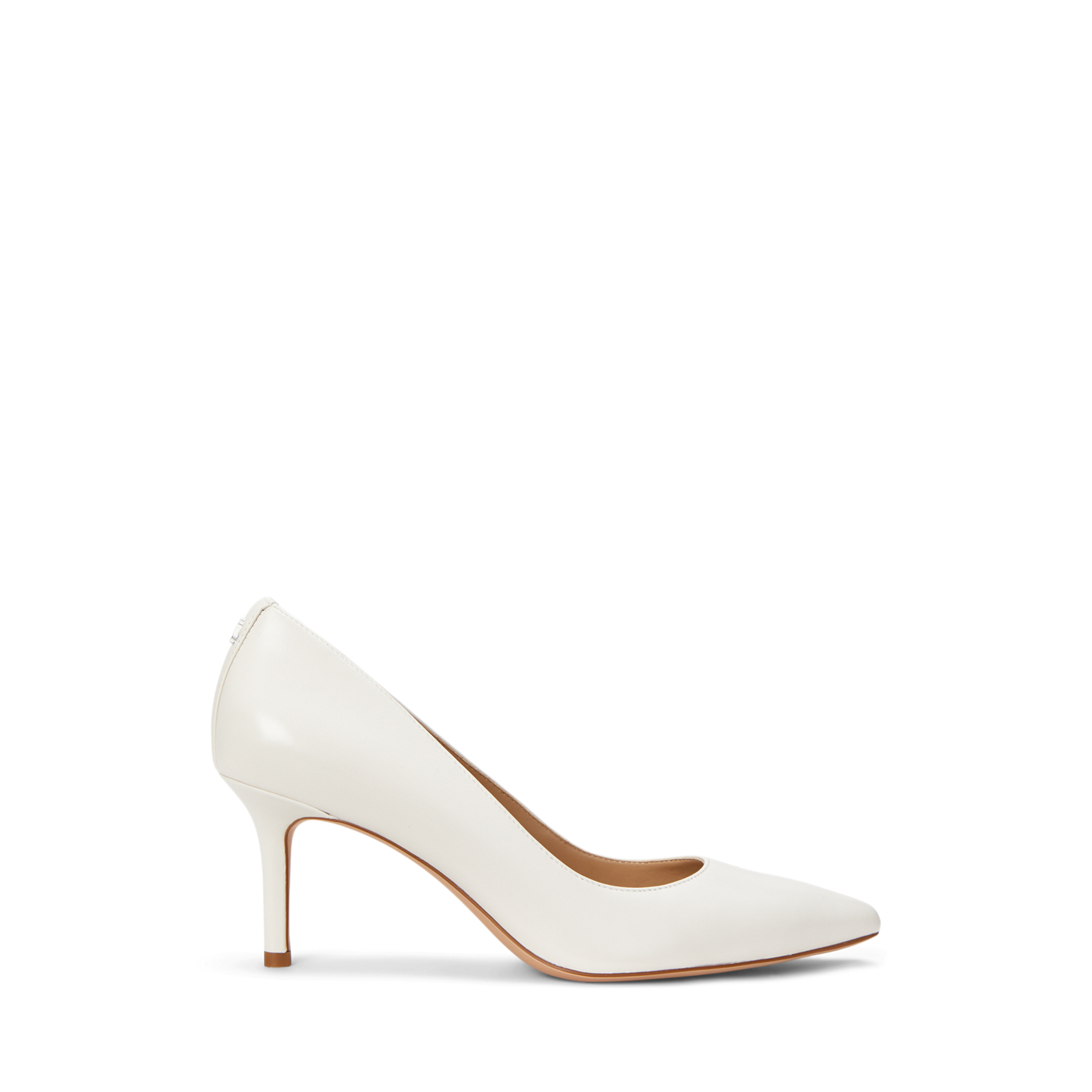 Женские туфли Ralph Lauren Lanette Nappa Leather, цвет: Мягкий белый — фото 4