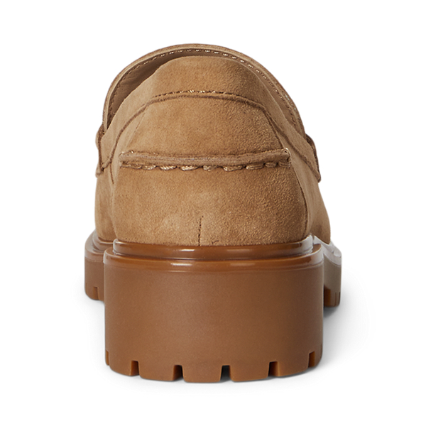 Mocassins penny loafer Marli en daim