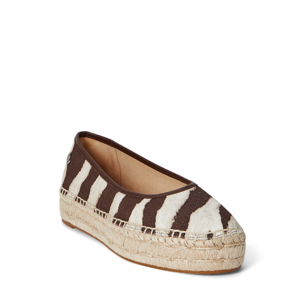 Luize Print Canvas Ballet Espadrille