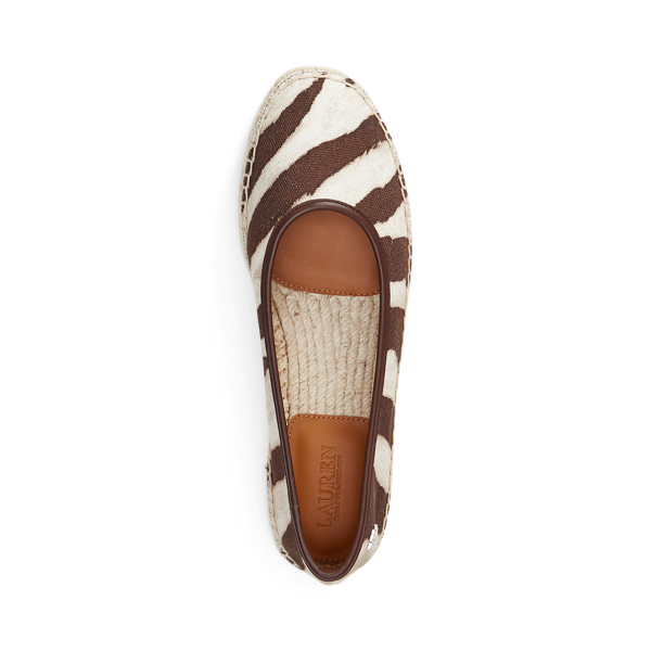 Luize Print Canvas Ballet Espadrille