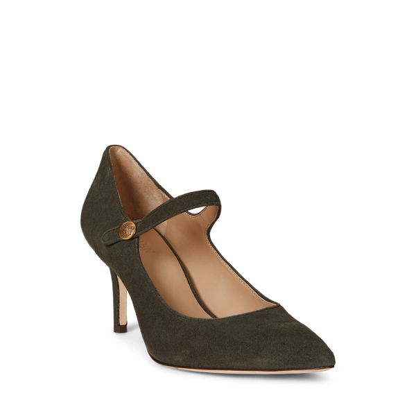 Lanette Suede Mary Jane Pump