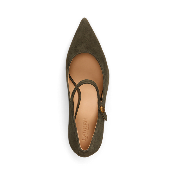 Lanette Suede Mary Jane Pump