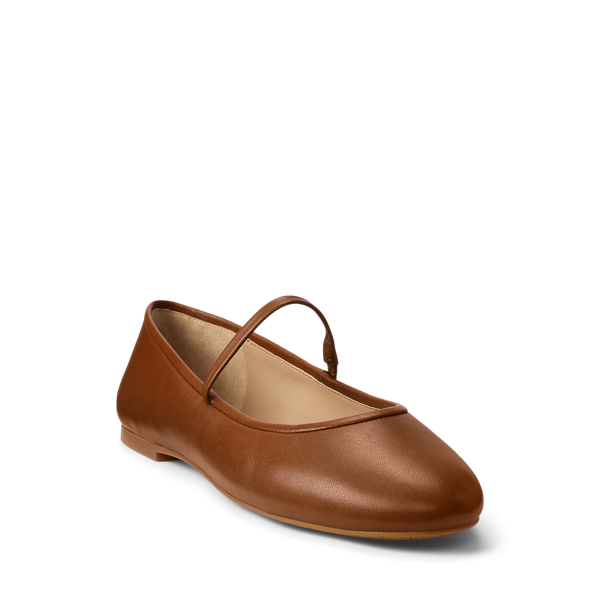 Mary jane Jayna in cuoio nappa