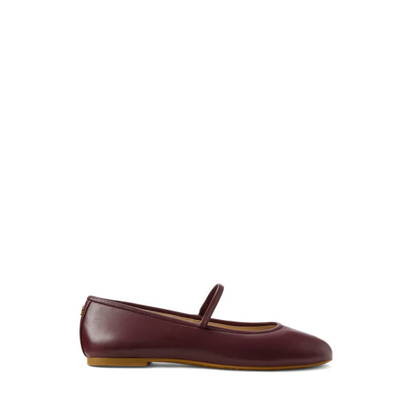 Jayna Nappa Leather Mary Jane Flat
