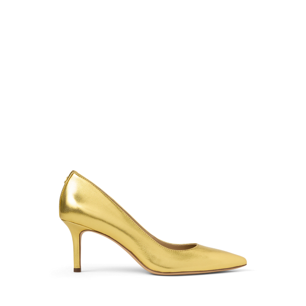 Gold dress pumps online