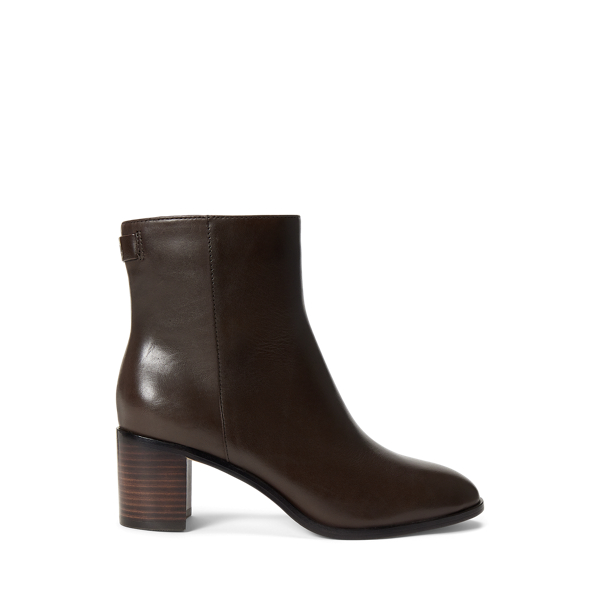 Cassie Burnished Leather Bootie