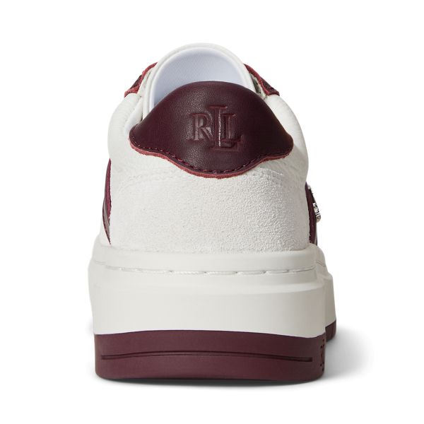 Sneaker Harlie aus Leder und Wildleder