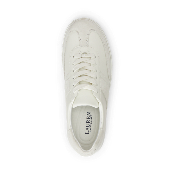 Braylee Leather and Suede Trainer for Women | Ralph Lauren® SA