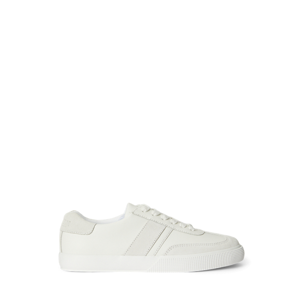 (取寄) ローレン ラルフローレン レディース レザー アンド スエード スニーカー Lauren Ralph Lauren women Braylee Leather & Suede Sneakers  White/Bianco Braylee Leather and Suede Trainer for Women | Ralph Lauren® SA