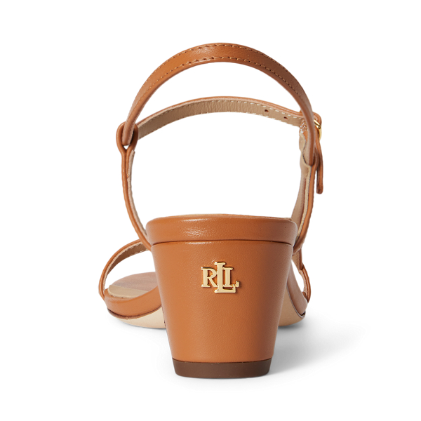 Sandale Lainee aus Nappaleder Lauren in Klassisch-Karamell 3