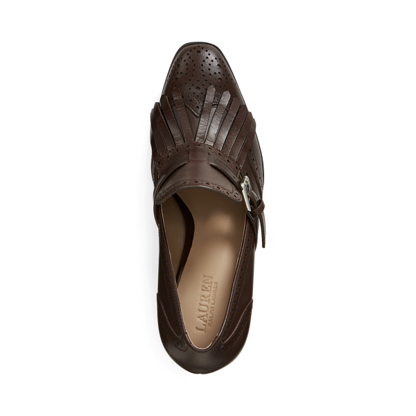 Colleen Perforated Calfskin Kiltie Pump