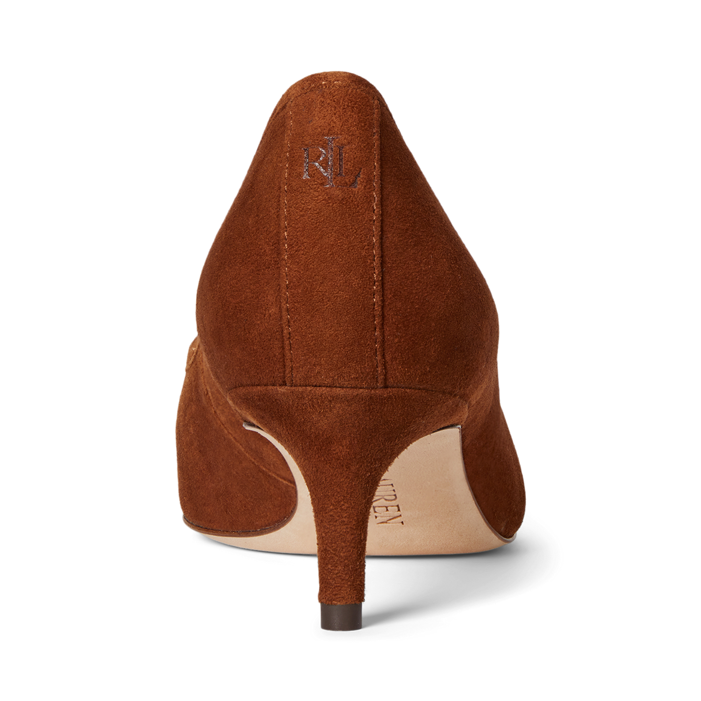 Женские туфли Ralph Lauren Adrienne Suede Kiltie, цвет: Рыжевато-коричневый — фото 2