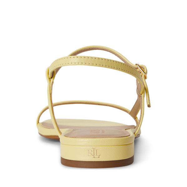 Lemon Sorbet Lainee Nappa Leather Sandal Lauren 3