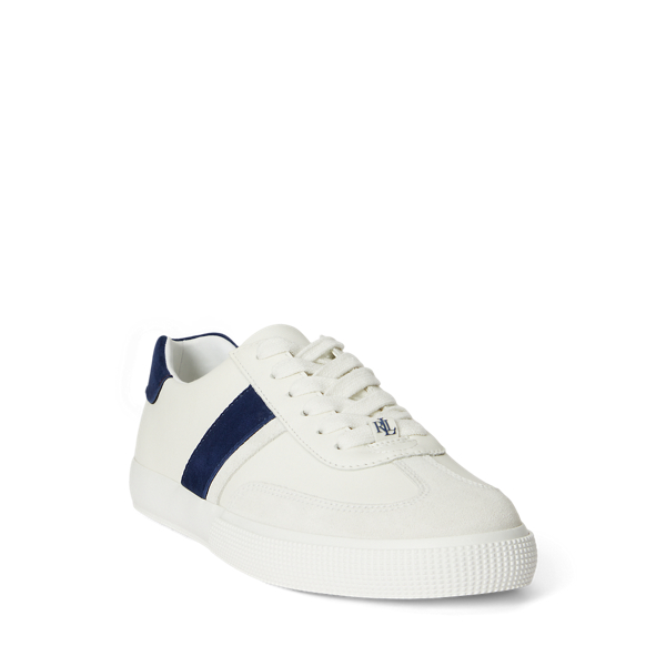 Baskets Braylee bicolores cuir et daim