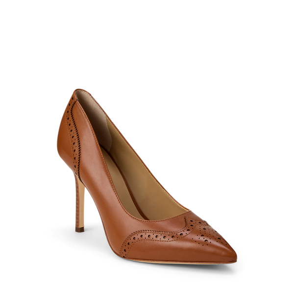 Lynden Perforated Leather Pump