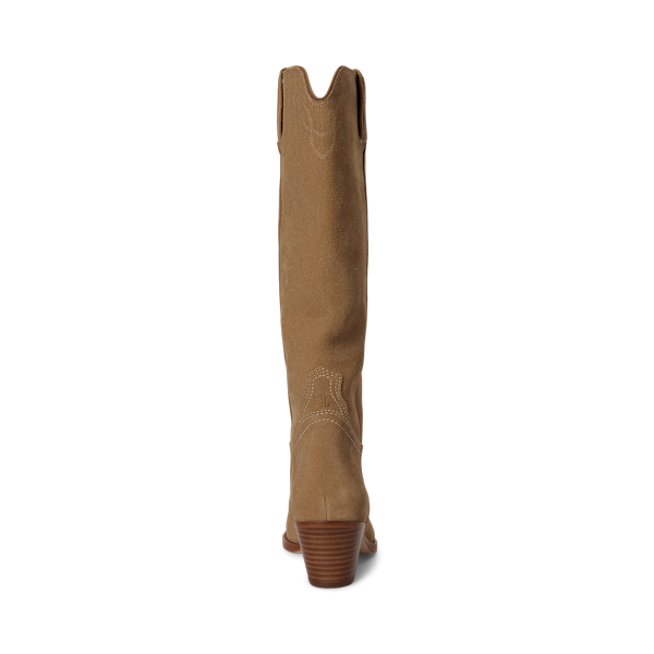 Camel Harpher Suede Tall Boot Lauren 3